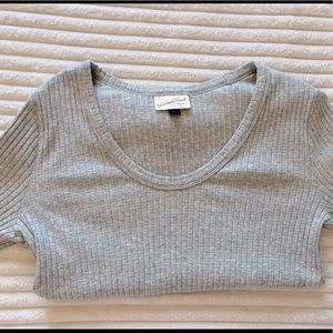 Universal thread ribbed long sleeve